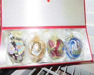 Joan Rivers Russian Faberge Egg Inspired Ornaments