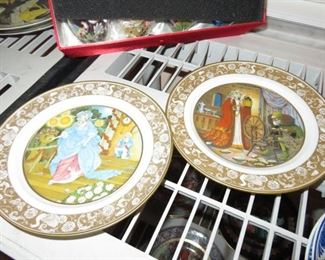 Franklin Porcelain Plates, The Grimm's Fairy Tales