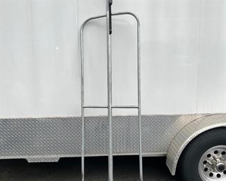 Steel load lock bar-welded cargo restraint hoops