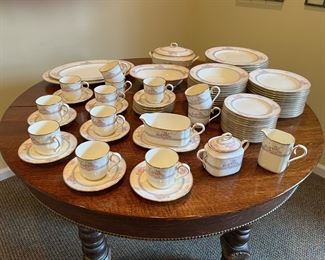 Noritake Magnificence 69-piece china set. Mint condition.