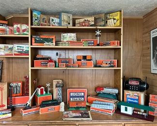 Lionel Train Items and Plasticville Accessories