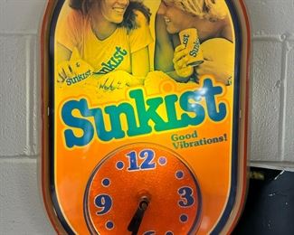 Sunkist Advertising Sign (works)