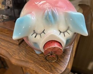 Corky Pig Piggy Bank (original cork)