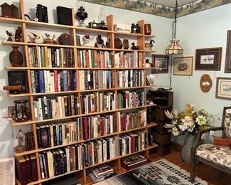 Custom Made Wood Bookcase