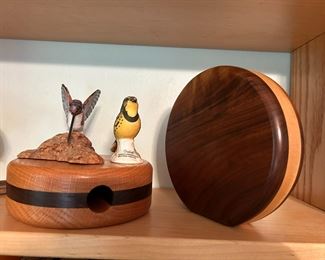 Custom Made Wood Candle Holder/Vase