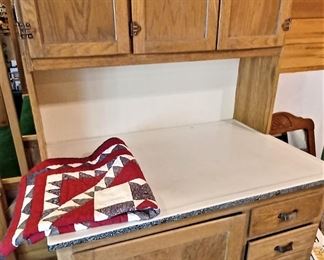 Lovely Hoosier in the craft room!