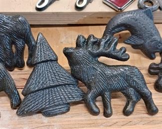 Love these door knobs..  cast metal