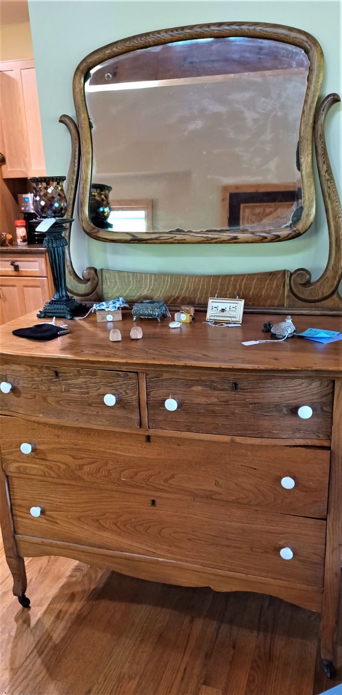 Antique dresser in the Living room 