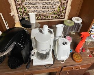 Small appliances- range from new in box to vintage