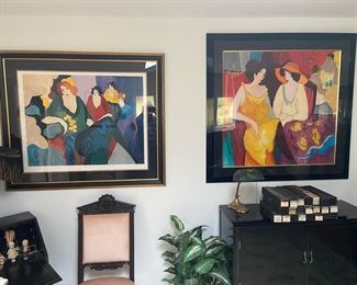 Itzchak Targay "Lady in Green" and "Summer Time"