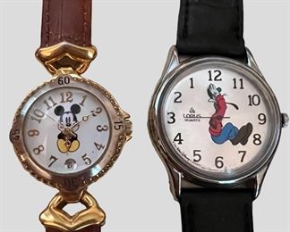 Mickey and Goofy Watches