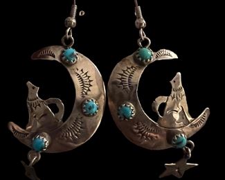 Sterling and Turquoise Earrings