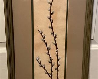 Original Art Pussy Willows