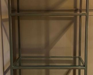 Shelving Unit w Glass Shelves