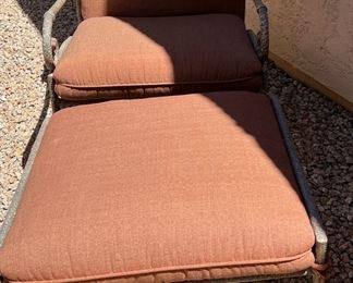 Patio Chair and Ottoman