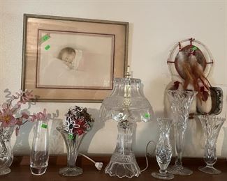 Crystal vases