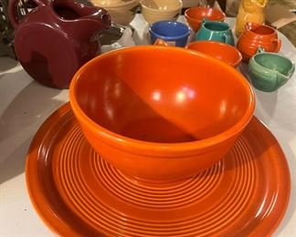 Metlox orange large bowl