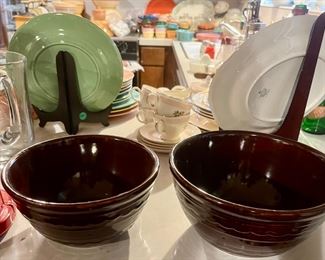 Marcrest brown mixing bowls