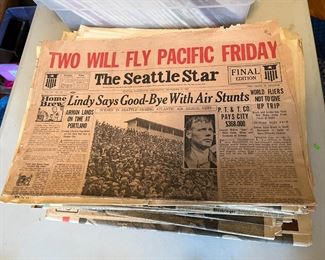 Seattle Star newspapers from 1920s