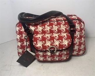 NWT Vera Bradley Houndstooth Handheld Cargo Bag