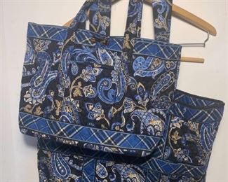 Vera Bradley 2 Piece Matching Set - Blue