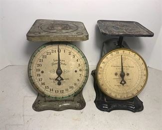 Two Vintage Family Scales