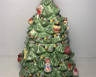 Christopher Radko Traditions Christmas Tree Cookie Jar