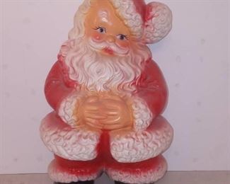 Vintage Ceramic Santa Claus Bank