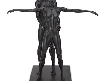 189
Artis Lane
b. 1927
"Release," 1982
Patinated bronze
Edition: AP (artist proof)
Signed to the base: Artis Lane
26" H x 21" W x 18" D
Estimate: $3,000 - $5,000