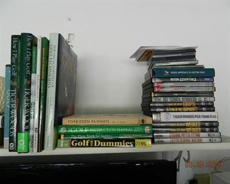 golf books and DVDs