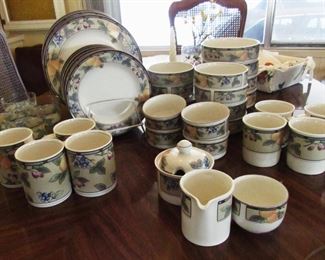 Mikasa dishes - serving for 8. mixed lot
