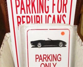 signs -  parking!