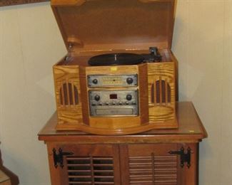 Record cabinet, Spirit of Saint Louis reproduction Stereo/Turntable