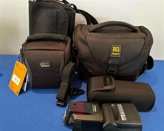 Camera bags and Cannon accessories