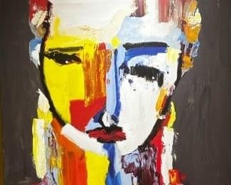 "Deconstructed Love" contemporary abstract museum giclee by Bruno Mascolo