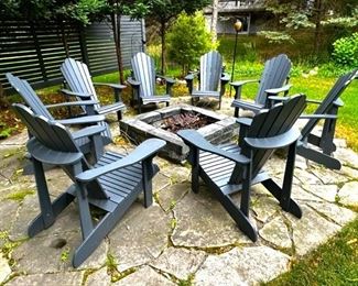 Leisure Line Adirondack chairs made from recycled plastic