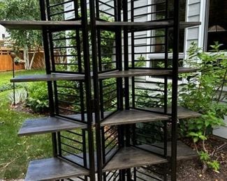 Iron and wood shelf (indoor use only)