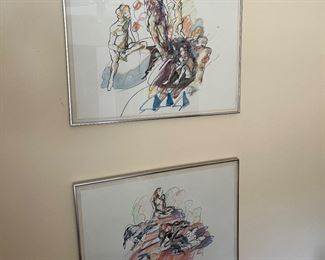 James Herbert Mixed Media Framed art work