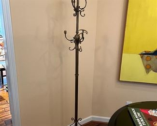 Vintage Brass hat/coat rack 