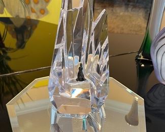 Elsa/ Frozen glass decor