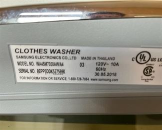 Used Samsung Washer & Dryer Set