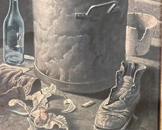 Framed Vladimir Tretchikoff, "Journey's End" Art Print. Hand-Signed by Artist. Photo 2 of 2.