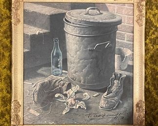 Framed Vladimir Tretchikoff, "Journey's End" Art Print. Hand-Signed by Artist. Photo 1 of 2.