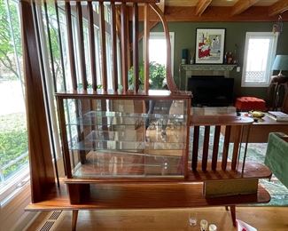 Gorgeous Vintage Mid-Century Modern Room Divider / Bookcase. Measures 70" W x 13" D x 64" H. Photo 1 of 7.