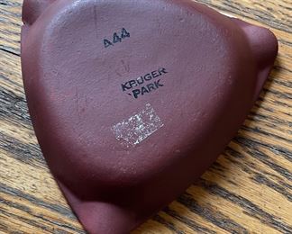 Vintage Kruger Park Ashtray. Photo 2 of 2.