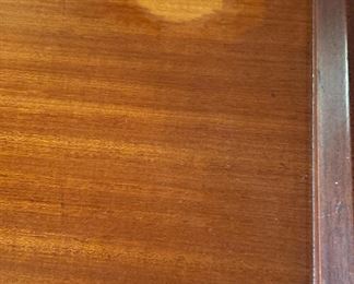 Vintage Mid-Century Modern Vanity with Mirror. Measures 48" W x 20" D x 52" H. Photo 4 of 5.