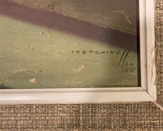 Framed Vladimir Tretchikoff, "Lost Orchid" Art Print. Measures 18.5" x 20" Without Frame. Photo 2 of 2.