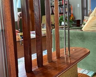 Gorgeous Vintage Mid-Century Modern Room Divider / Bookcase. Measures 70" W x 13" D x 64" H. Photo 2 of 7.