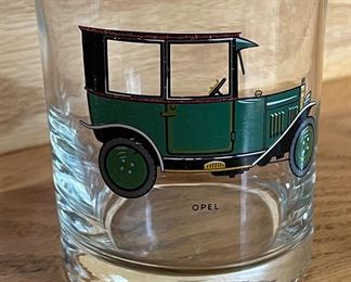 Set of 4 Vintage Double Old Fashion Antique Collectible Car Set. Photo 2 of 4.
