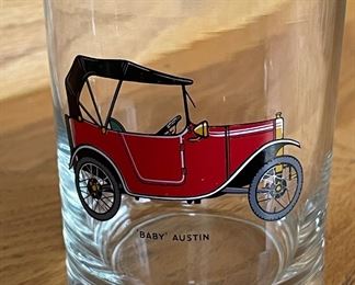 Set of 6 Vintage Double Old Fashion Antique Collectible Car Set. Photo 3 of 4.